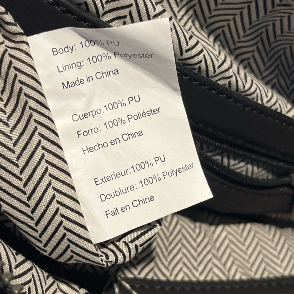 NWOT Steve Madden Black, Blue, and Cream Crossbody Bag - Picture 12 of 13